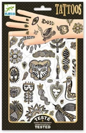 Djeco tattoos Dorado chic