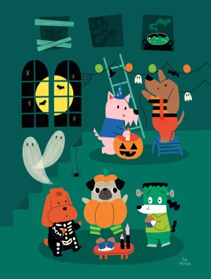 Spooky Doggy Party
