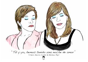 Chelo García Cortés y Bárbara Rey