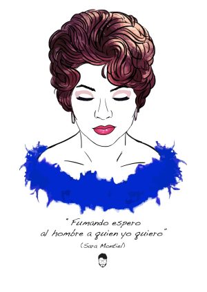 Sara Montiel - Fumando...