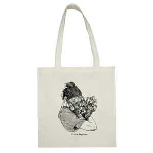 Tote Full of tulips