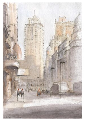 Bajando Plaza de España