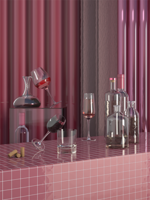 Wine rose